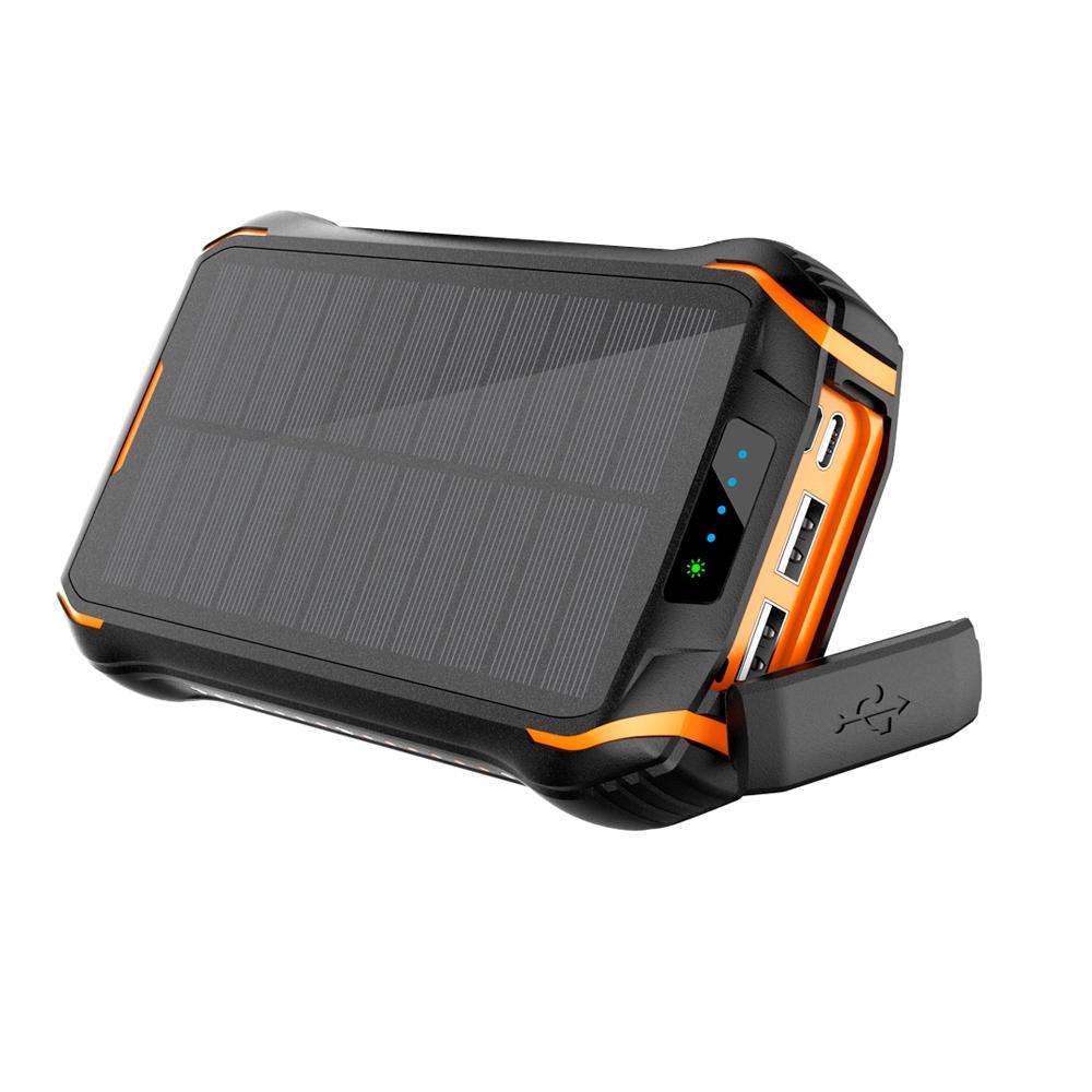 KEUTEK, Portable Solar Power Bank 26800mAh - 99Wh