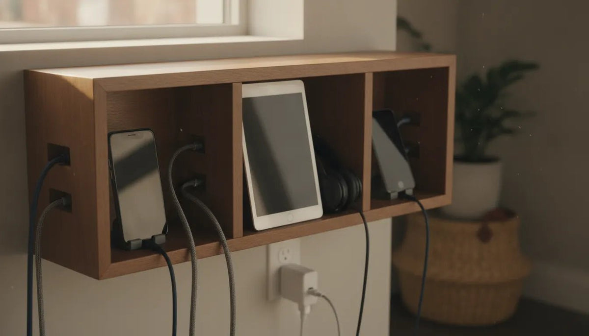 DIY Family Charging Station: A Safer, More Organized Setup - KEUTEK