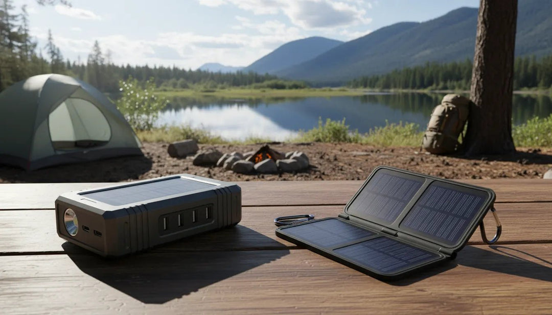 Portable Solar Power Bank vs. Solar Phone Charger