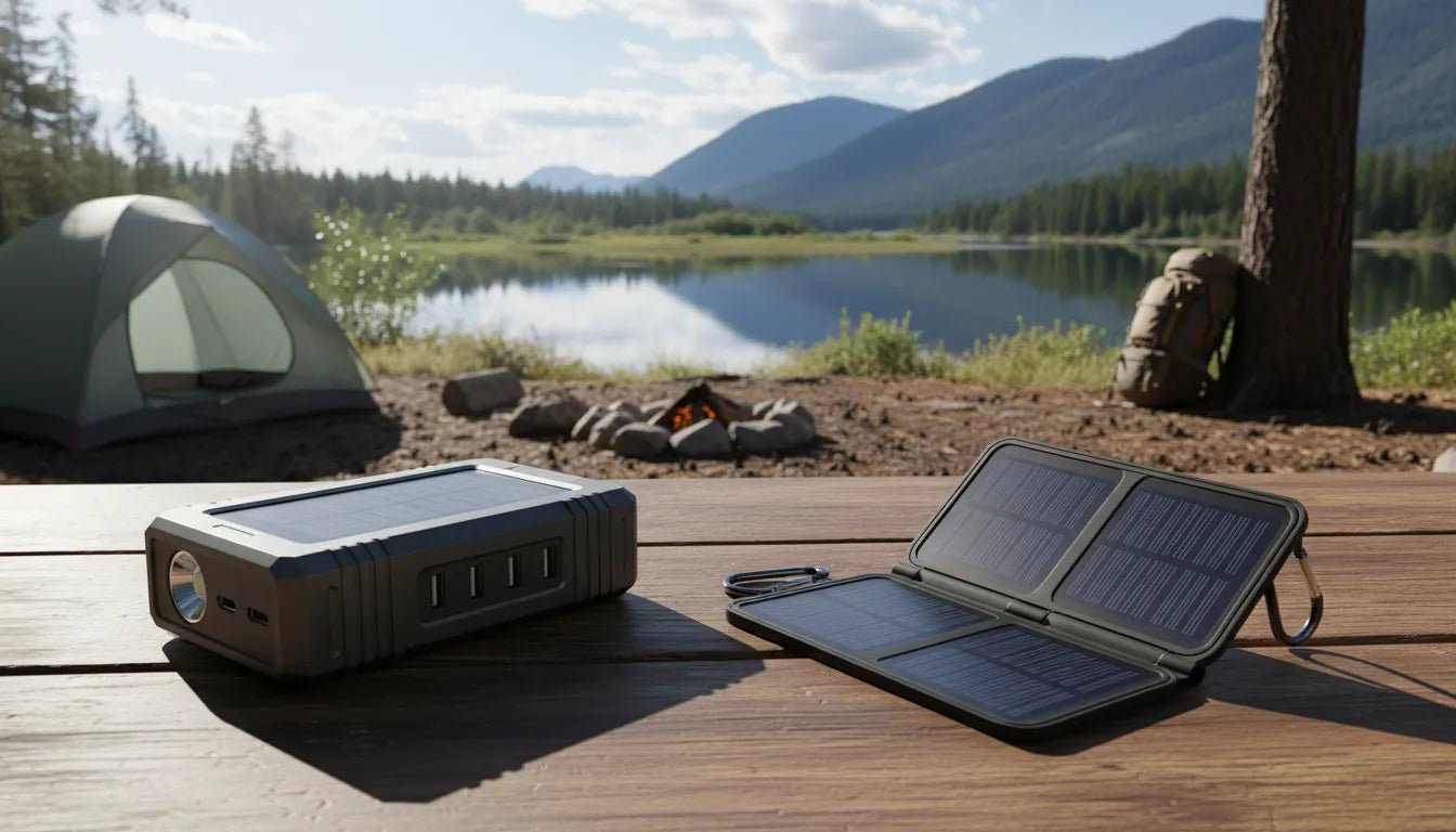 Portable Solar Power Bank vs. Solar Phone Charger - KEUTEK