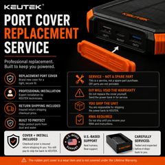 KEUTEK Port Cover Replacement Service - KEUTEK