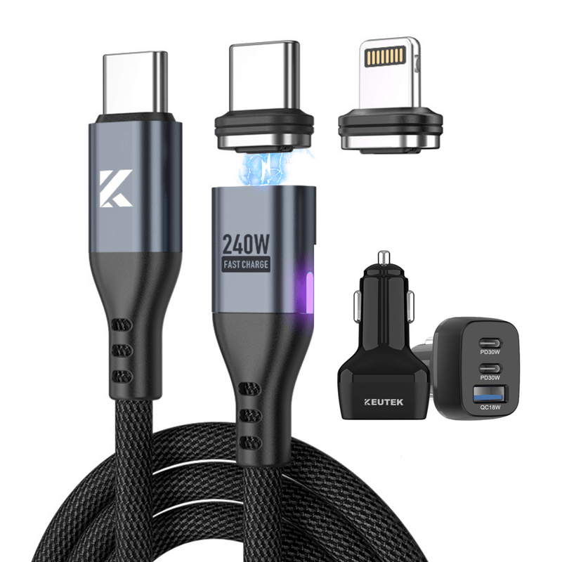 SAVE $29.99 🔴 ProSeries Max (240W) Cable + 78W Car Charger (+2 Tips) $69.99 $99.98