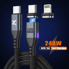 🔴 ProSeries Max (240W) Cable + 78W Car Charger (+2 Tips) - KEUTEK