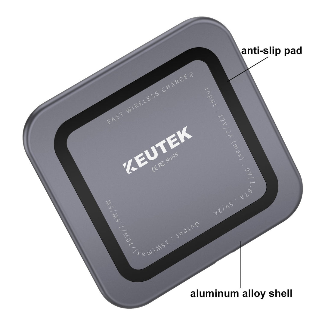 15W Fast Wireless Charger - KEUTEK