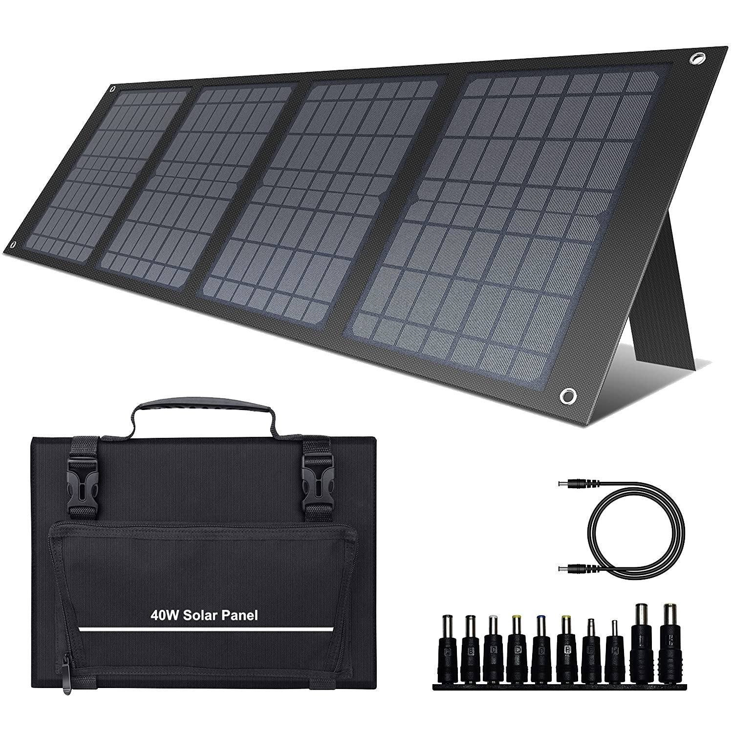 KEUTEK | High Capacity Portable Solar Panel (40W) | Lifetime Warranty