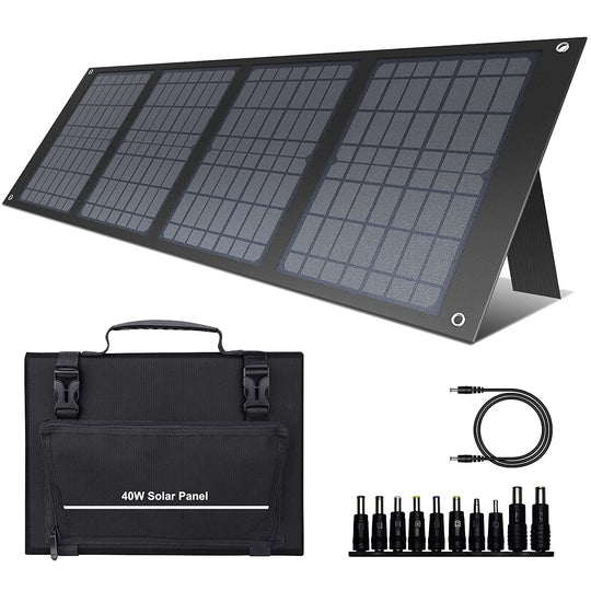 High Capacity Portable Solar Panel (40W) - KEUTEK