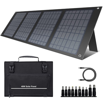 High Capacity Portable Solar Panel (40W) - KEUTEK