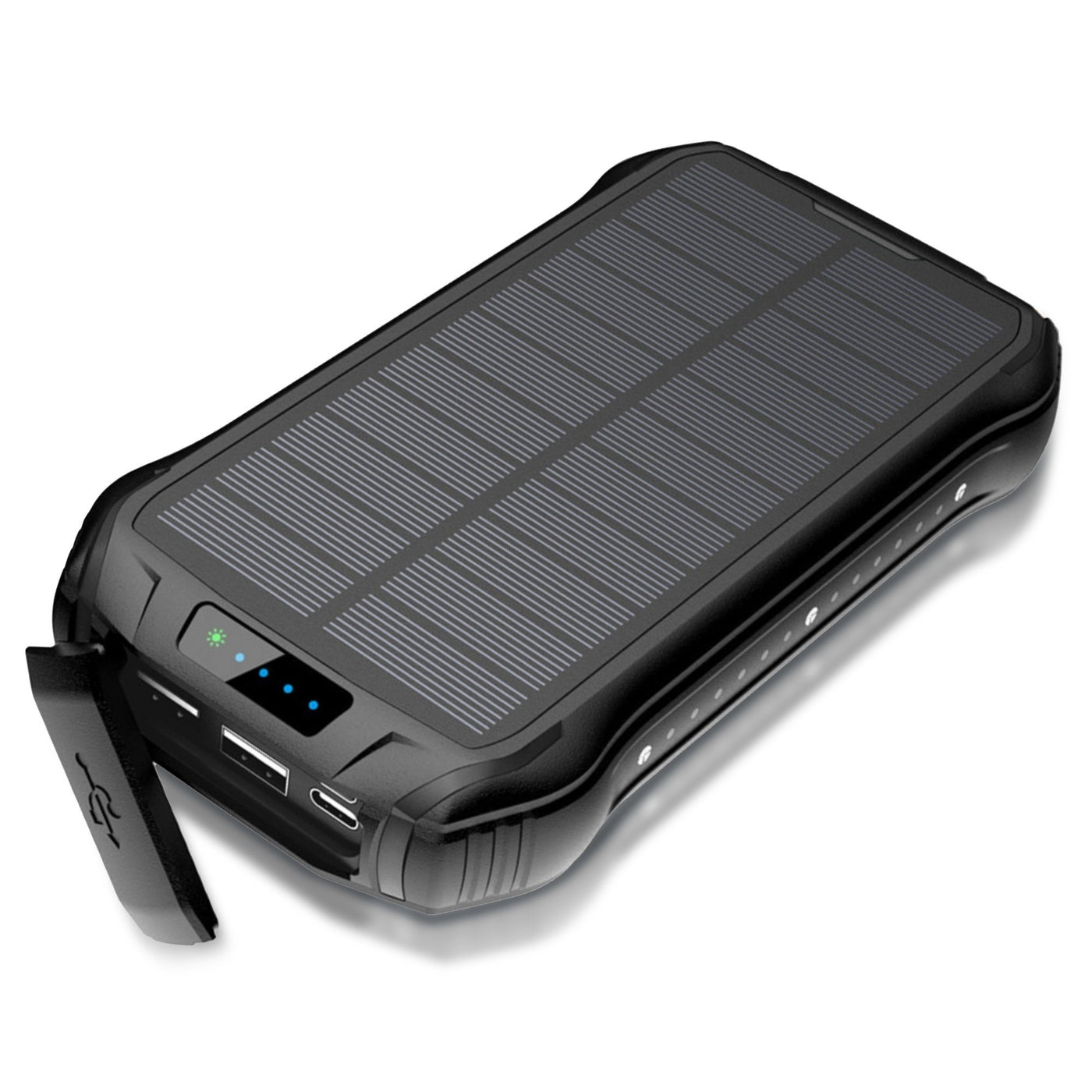 26800mAh Solar Power Bank Portable Charger, Waterproof Solar Charger with  Suction Cup Mount, Solar Battery Pack with Three Modes Flashlight-Steady/  SOS/ Strobe, Solar Phone Charger for iPhone, Android 